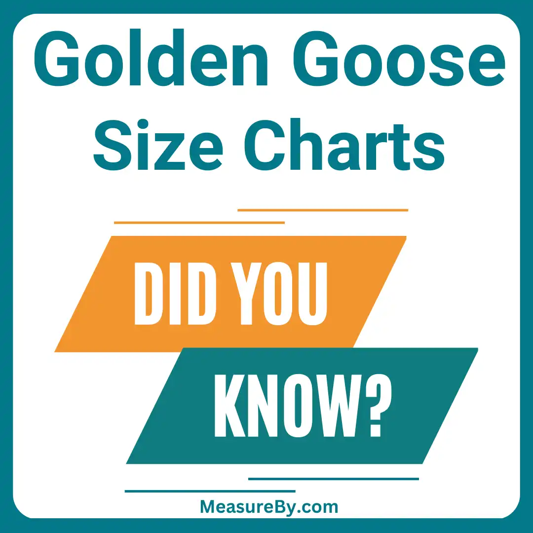 Golden Goose Size Charts