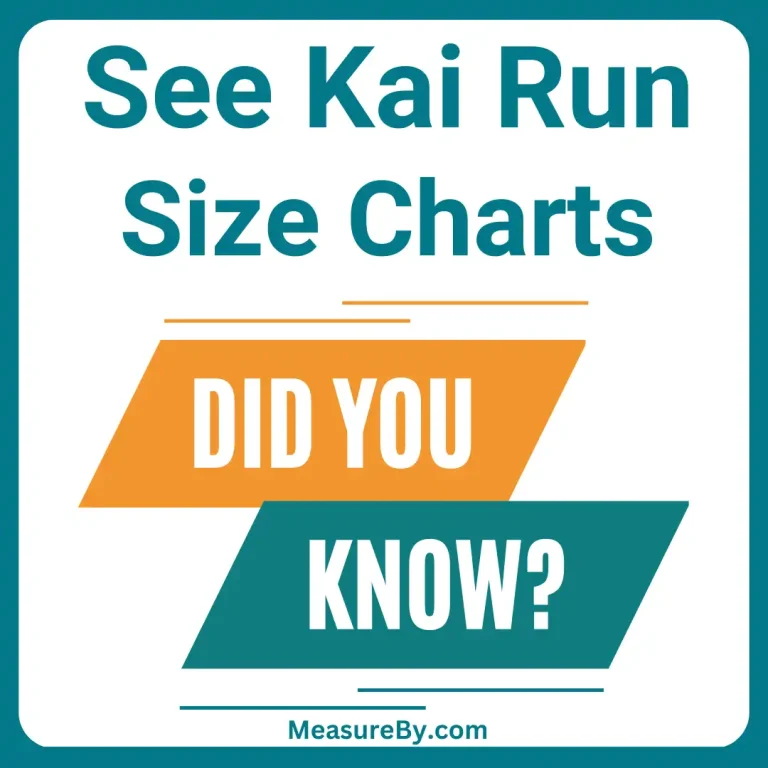 See Kai Run Size Chart: Measure and Find the Perfect Fit