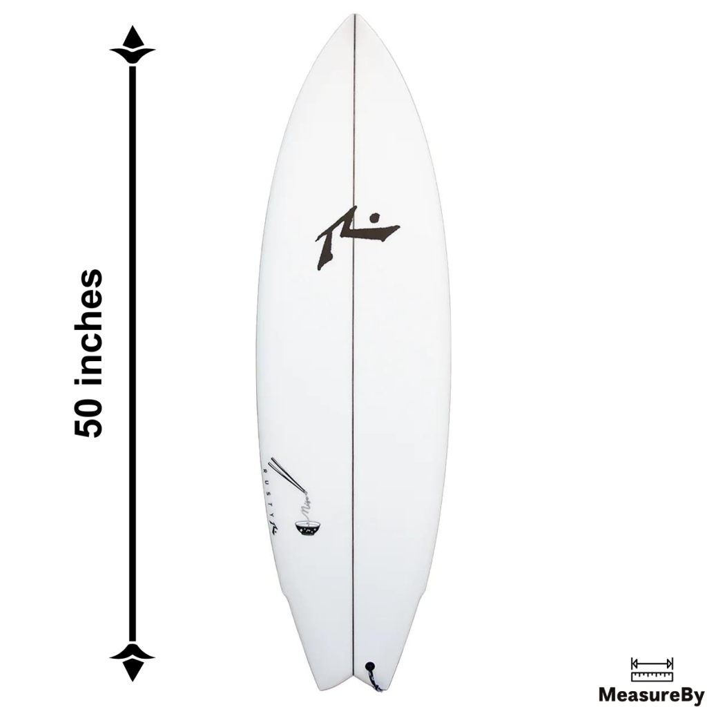 50 inches Short Surfboard- How long or Big is 50 inches?